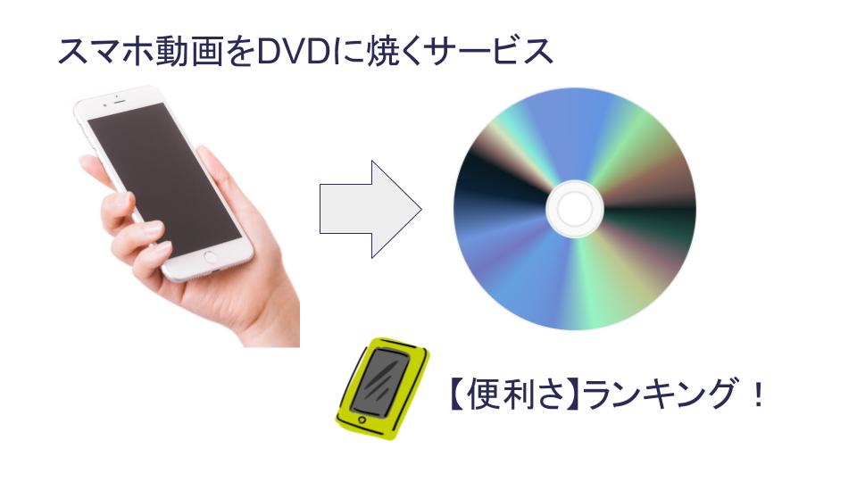 スマホ の 動画 を dvd に 焼く お 店